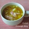 オレンジデイ's cooksnap of when they made ひよこ豆のスープ.