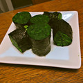 mokun's cooksnap of when they made ほうれん草の海苔巻き☆.