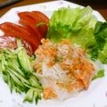 B子chan's cooksnap of when they made おうち調味料で簡単♪サーモンのマリネ.