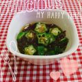 ☆ポメ☆'s cooksnap of when they made オクラとめかぶの和え物♪おつまみにも☆.