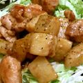 kam嫁's cooksnap of when they made 鶏 じゃが きのこ マヨ炒め(^ω^).