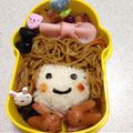 しゅんたろうあ's cooksnap of when they made 簡単♪焼きそばヘアーの女の子のお弁当☆.
