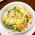 kaori5548's cooksnap of when they made 簡単★うま！スナップエンドウマヨグラタン.