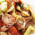 bellechan's cooksnap of when they made 豚肉とキャベツのオイスターソース炒め丼.