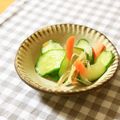 つかのんちゃん's cooksnap of when they made きゅうりとみょうがの浅漬け*生姜がピリリ.