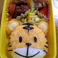 からてキッズ's cooksnap of when they made キャラ弁　しまじろう.