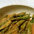 あろーず's cooksnap of when they made うどとグリーンアスパラのゴマ酢味噌。.