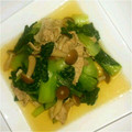 ちびちゃん母ちゃん's cooksnap of when they made さっぱり☆小松菜と豚肉の煮びたし.