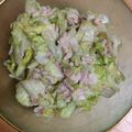 ハレちん's cooksnap of when they made レタスがモリモリ食べられるサラダ.