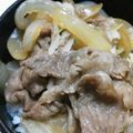 みるくボーロ's cooksnap of when they made 〇〇家風牛丼.