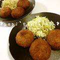 papikun's cooksnap of when they made キャベツメンチカツ.