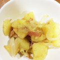 karateママ's cooksnap of when they made 新じゃがと新たまのにんにくマヨ(*^^*.