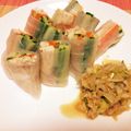 O×P★'s cooksnap of when they made 鶏の生春巻　ねぎソース添え.