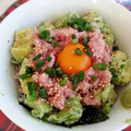 ミルク１８'s cooksnap of when they made アボマヨまぐろたたき丼.