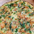 めいたんのママ's cooksnap of when they made 混ぜて焼くだけ　野菜タップリ　ネギチヂミ.