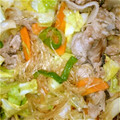まま牛's cooksnap of when they made 思わずにんまり♪豚バラとはるさめの炒め.