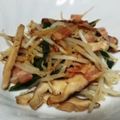 saruk1's cooksnap of when they made 旨味たっぷり茸とベーコンのさっぱり炒め♡.