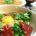 どらえももん's cooksnap of when they made 簡単☆まぐろ漬け丼.