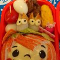 mom0127's cooksnap of when they made 簡単かわいい☆似顔絵キャラ弁(女の子).
