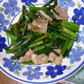抹茶もつこ's cooksnap of when they made 豚肉とニンニクの芽焼肉のタレ炒め.