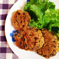 るるるひろと's cooksnap of when they made 揚げずに簡単♪蓮根の鶏ひき肉☆はさみ焼き.