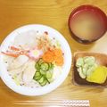 ma:9's cooksnap of when they made あるもので簡単サラダうどん☆.