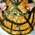 nekowahaha's cooksnap of when they made キャラ弁♡　スパイダーマン.
