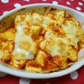 あーもこ's cooksnap of when they made ☆　お豆腐のトマトチーズ焼き　☆.