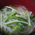 ありぴ～'s cooksnap of when they made もやしと小松菜の中華風春雨スープ.