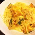 由美マルコ's cooksnap of when they made かぼちゃのミルクパスタ.