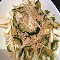 didiko's cooksnap of when they made きゅうりとキャベツとオクラの酢の物.