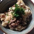 小町桜's cooksnap of when they made 牛肉と舞茸のガーリックバターライス.