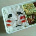 70cafe's cooksnap of when they made 樽美酒弁当！キャラ弁.