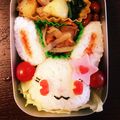 mnnth's cooksnap of when they made キャラ弁当☆ジュエルペット☆ルビー弁当.