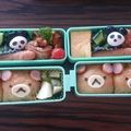 みゅー0625's cooksnap of when they made 簡単キャラ弁うずら卵＋黒豆＝パンダ●Å●.
