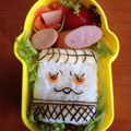 futamiu's cooksnap of when they made ★妖怪ウォッチ　キャラ弁☆　むりかべ　.