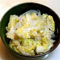 amjkao's cooksnap of when they made 【5分】レンチン簡単♪キャベツ鶏塩蒸し.