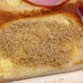 リラシャン's cooksnap of when they made ハニー胡麻マヨのトースト.