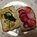 huto☆'s cooksnap of when they made クリチと枝豆と塩昆布のトースト.