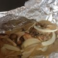 mipoyo's cooksnap of when they made 簡単♡鮭のホイル焼き～マヨ味噌ソース～.