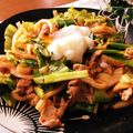 壱バッカ's cooksnap of when they made 豚キムチ焼きうどん.