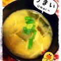 いしかわりか's cooksnap of when they made お味噌汁★エノキとワカメのお味噌汁.