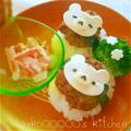 AyakoOOOOO's cooksnap of when they made お弁当に！ハンバーグ巻き・おにぎり♪.