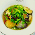 のん＊＊'s cooksnap of when they made 揚げなすの煮浸し.