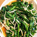 mimiねこ's cooksnap of when they made ニラともやしのオイスターソース炒め.