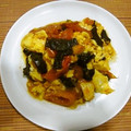 watership's cooksnap of when they made トマトときくらげの卵炒め.