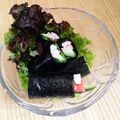 あいちゃんぷる's cooksnap of when they made サニーレタス胡瓜カニカマ海苔巻き.