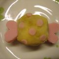 39rainbow's cooksnap of when they made 可愛いキャンディー♡ キャラ弁のおかず.