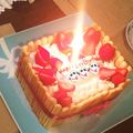 ク−太郎's cooksnap of when they made 水切りヨーグルトで赤ちゃんケーキ.