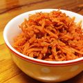 erika４'s cooksnap of when they made 1本分ぺろり！甘辛にんじん味噌炒め.